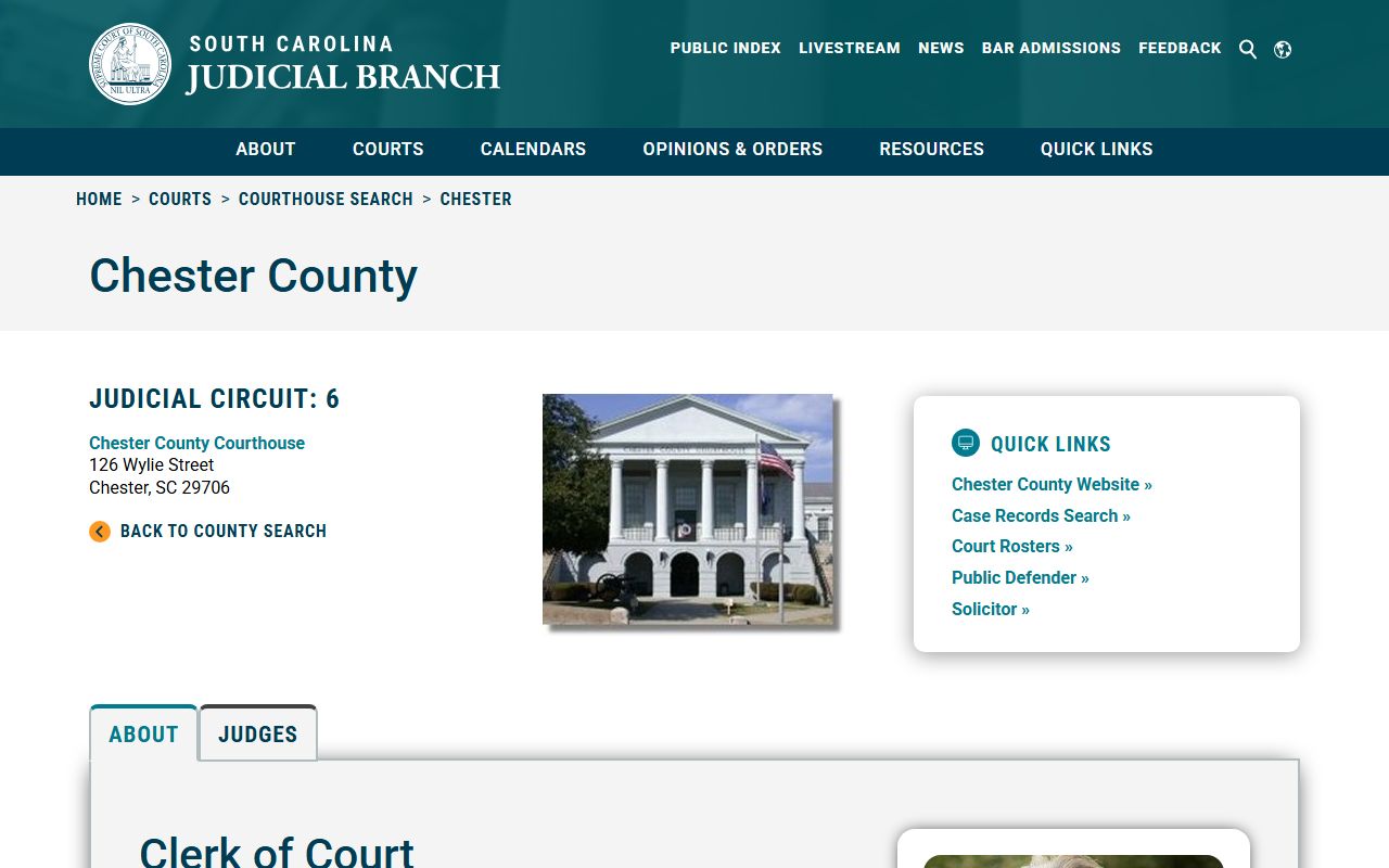 Chester County family court records